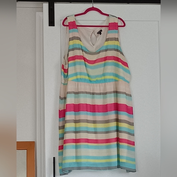 Torrid Sleeveless Striped Dress - Picture 1 of 5